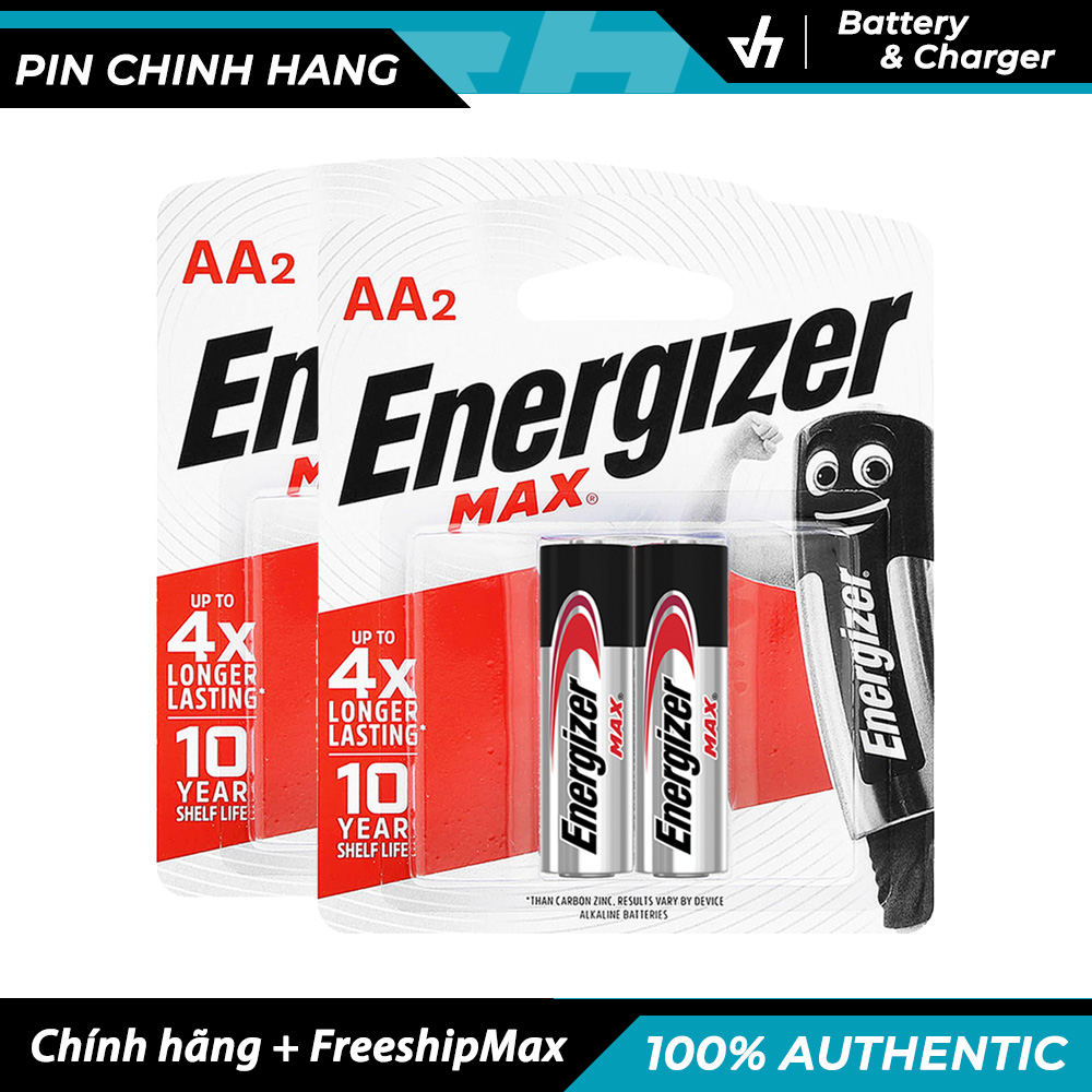 Bộ 4 pin AA Energizer E91 pin Alkaline chống chảy