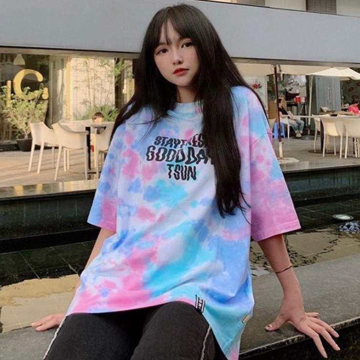 Áo Thun Tiedye Ice Cream - Phản quang 7 màu - 100% COTTON [ Form chuẩn UNISEX ]