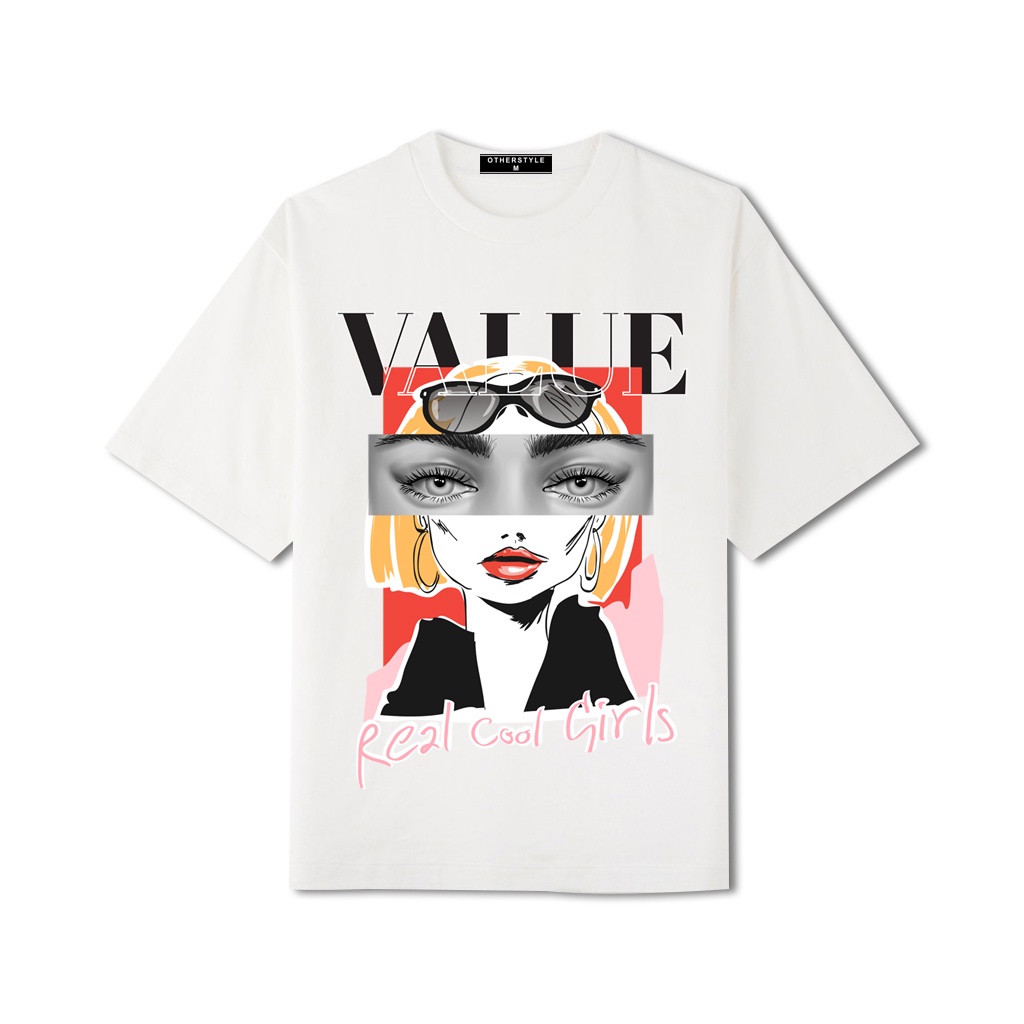 Áo phông tay lỡ unisex otherstyle cool girl giá rẻ