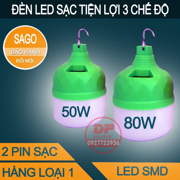 Đèn led sạc tich điện 50w - 80w -150w - 200w – 300W  pin sạc dung lượng cao - loại tốt
