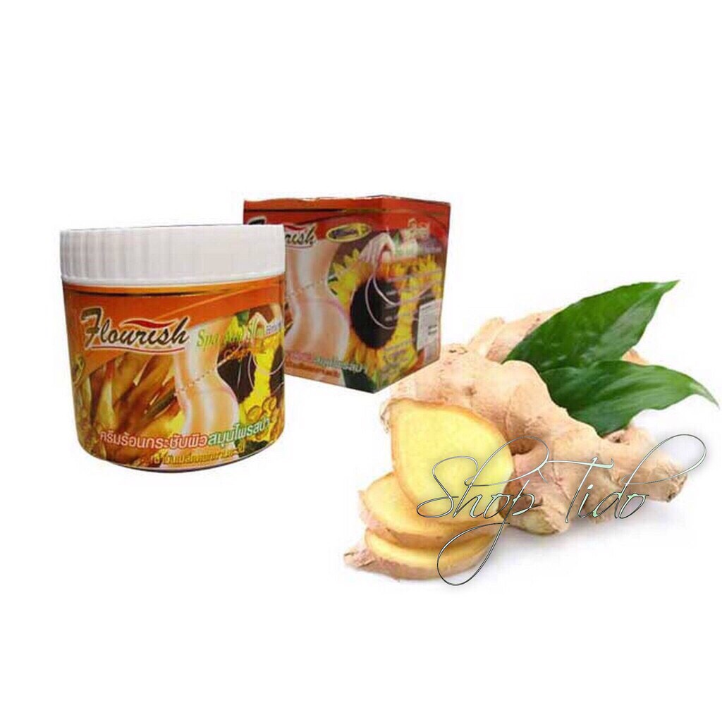 KEM THOA TAN MỠ BỤNG GỪNG FLOURISH THÁI LAN
