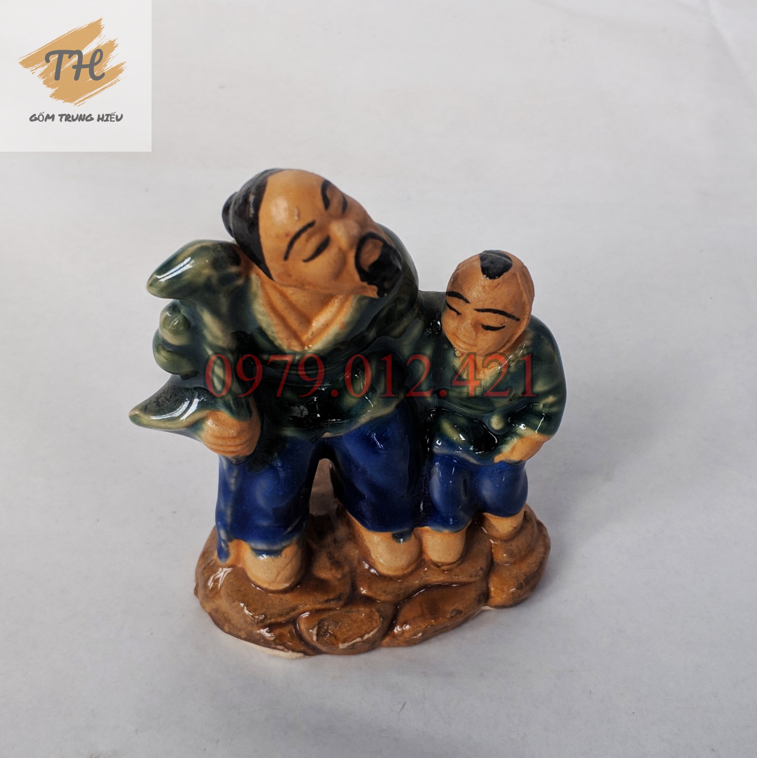 Tượng tiểu cảnh mini gốm Bát Tràng