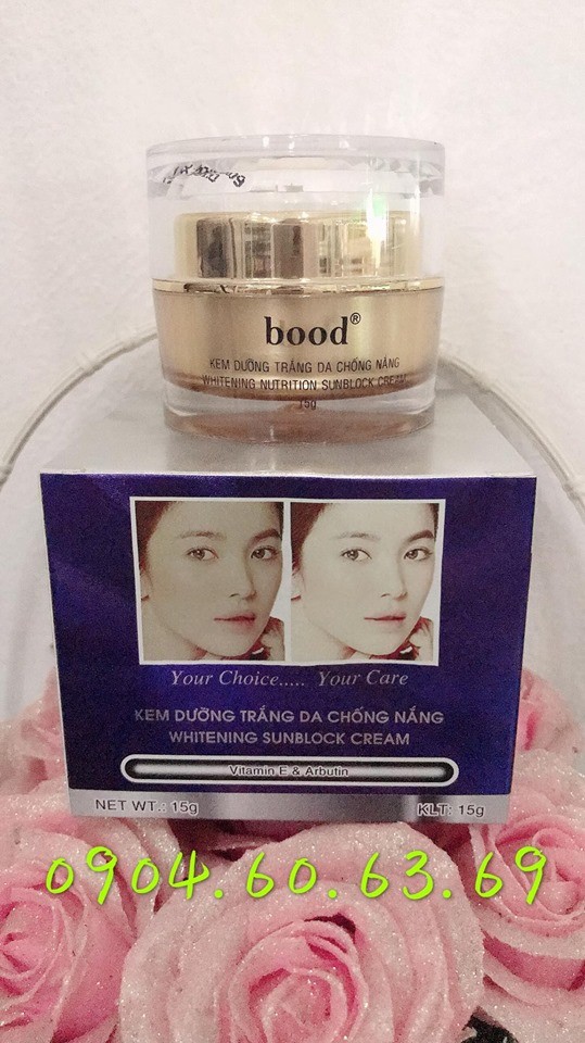 Kem bood kem dưỡng trắng da chống nắng 15g thảo dược hoa sen bood