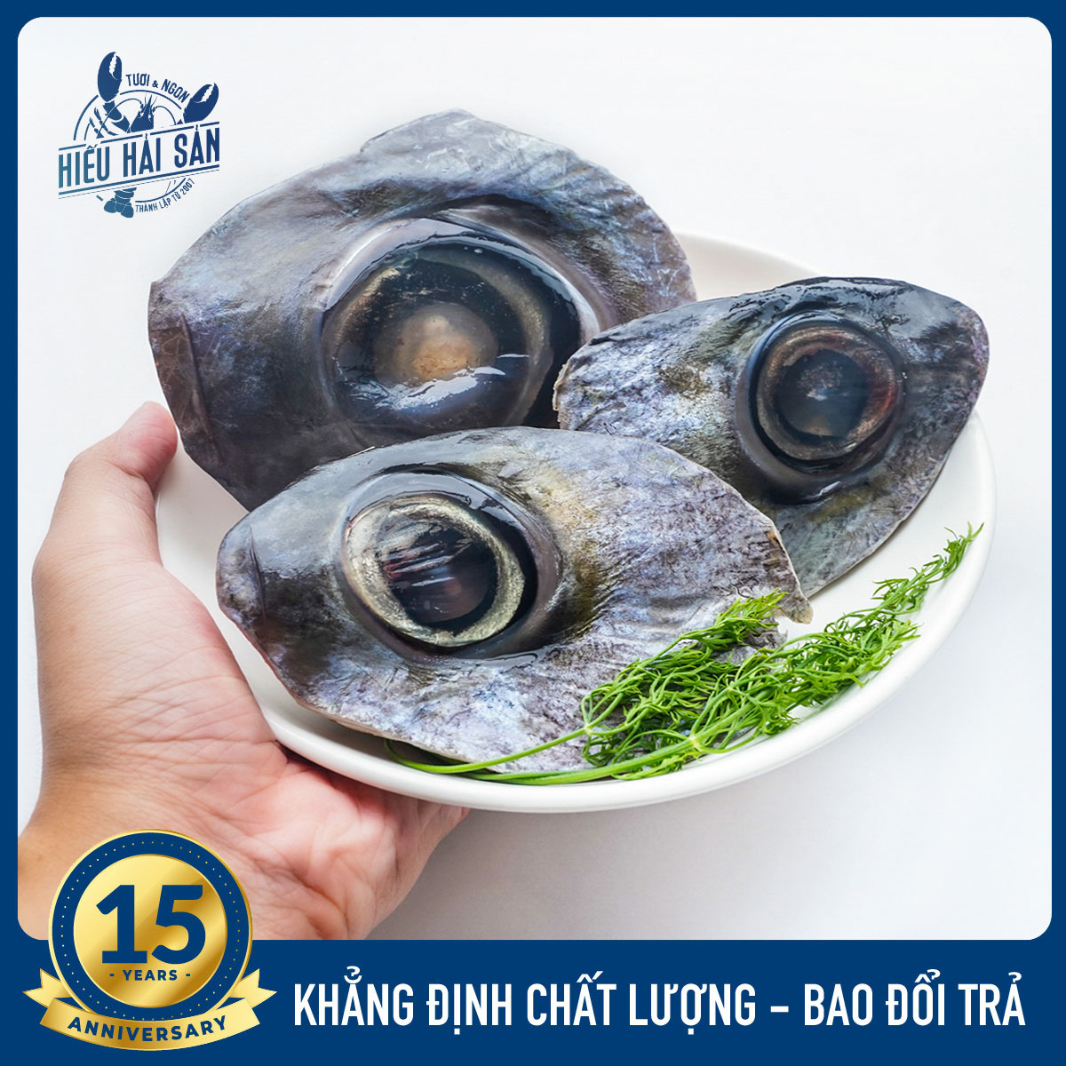 Mắt cá ngừ đại dương đông lạnh Size: 5-6 mắt/kg