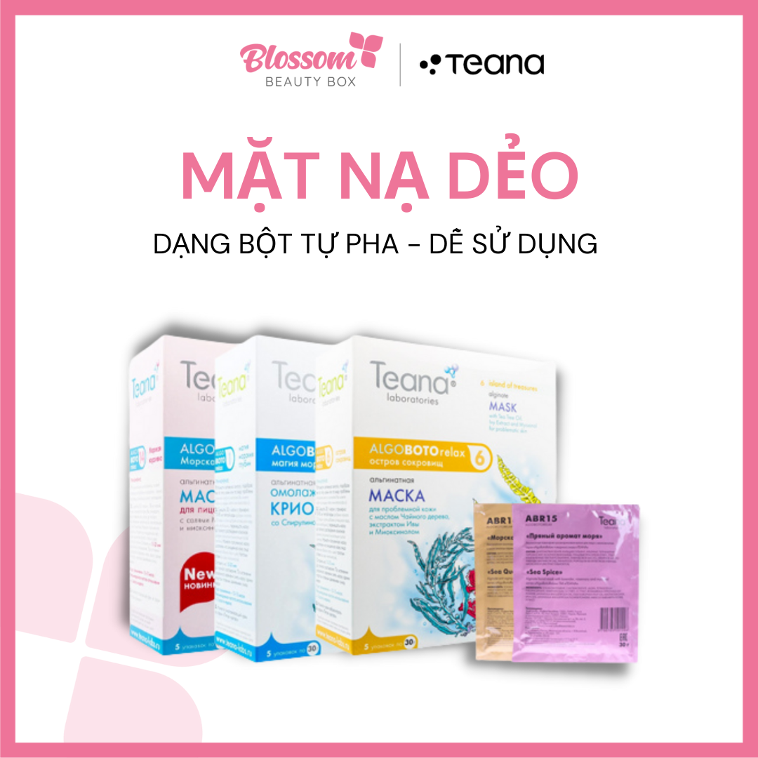 [HCM][ CHÍNH HÃNG ] Mặt nạ dẻo Teana Aglunate Mask Algoboto relax