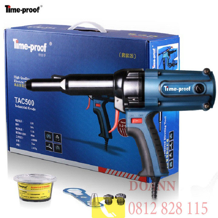 Máy Rút Đinh Tán Điện Time Proof TAC500