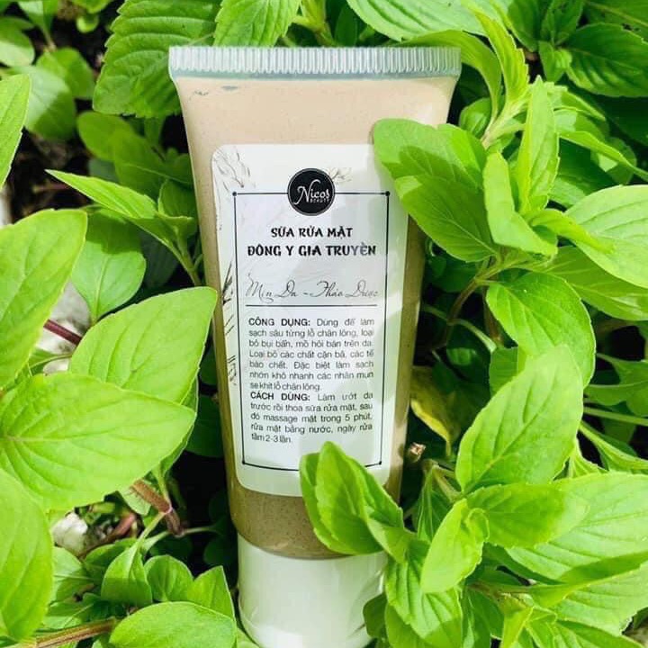 (TẶNG MẶT NẠ) Sữa Rửa Mặt Đông Y Gia Truyền dành cho Da Nhạy Cảm, Dầu Mụn Full Size (Chính Hãng)