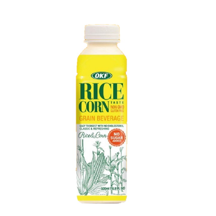 Sữa gạo bắp okf rice corn nhập khẩu hàn quốc - chai 500ml
