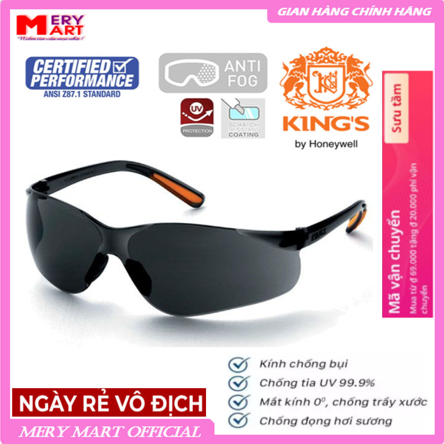 Kính bảo hộ thời trang cao cấp Kings KY212 chống chói, tia UV dùng đi phượt đi biển...