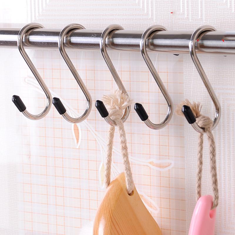 Vỉ 8  Móc treo đồ inox hình chữ S