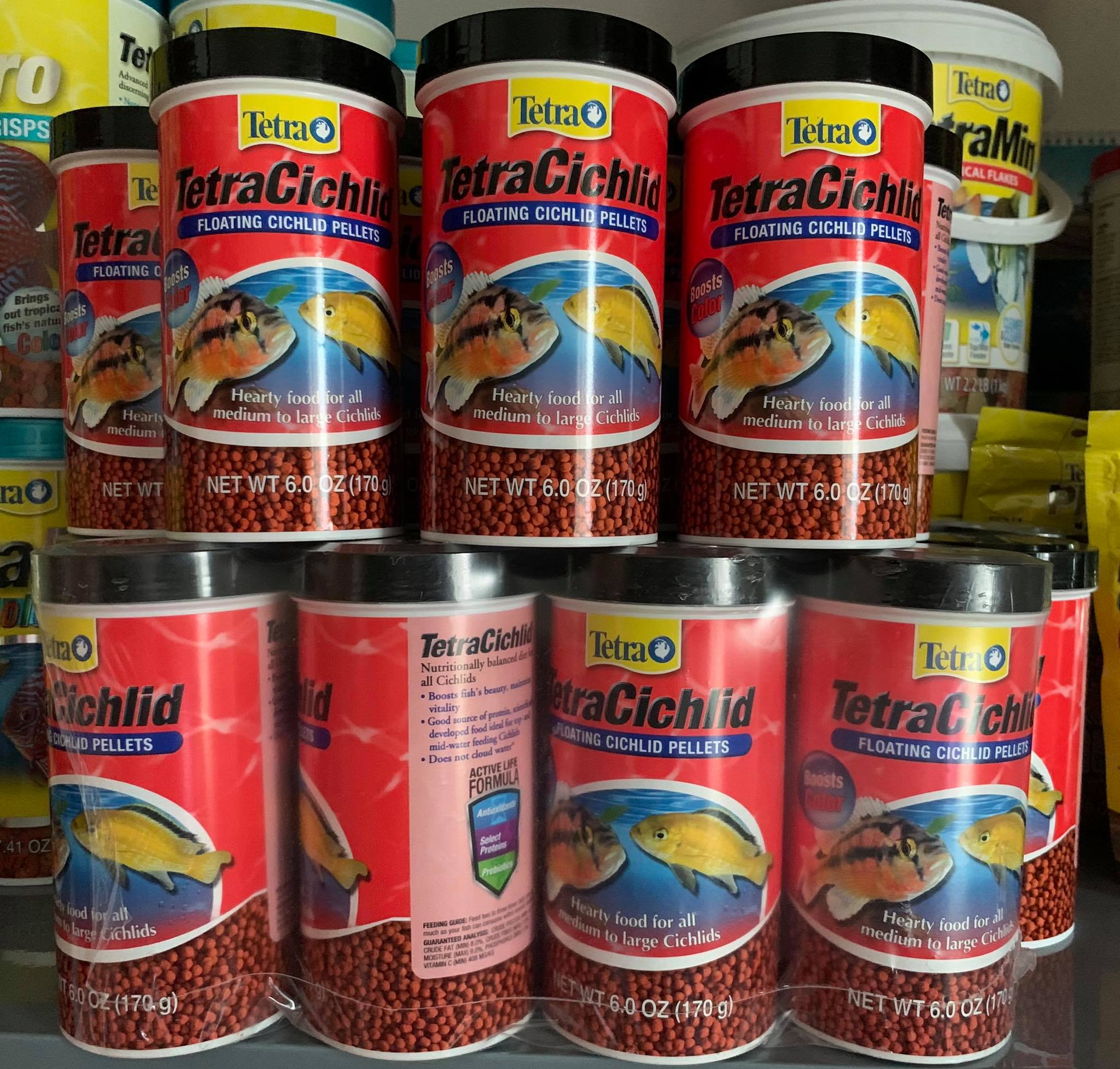 Thức ăn kích màu Tetra Cichlid Floating Cichlid Pellets