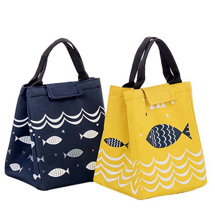 Túi đựng hộp cơm giữ nhiệt cao cấp hình cá