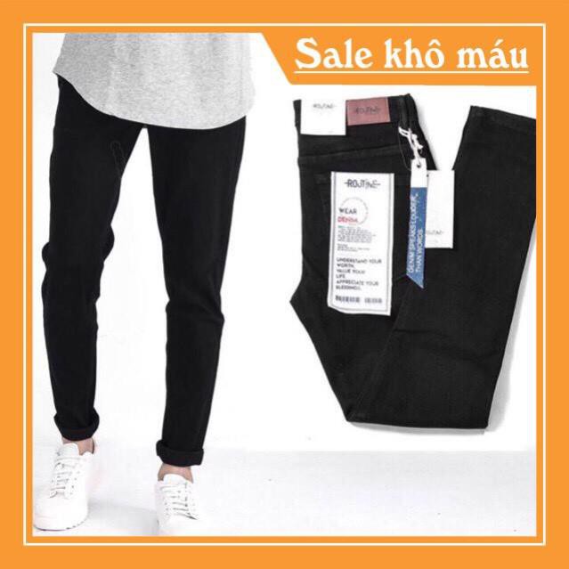 Quần jean nam chất jean thun co giãn hàng độc quyền Routine