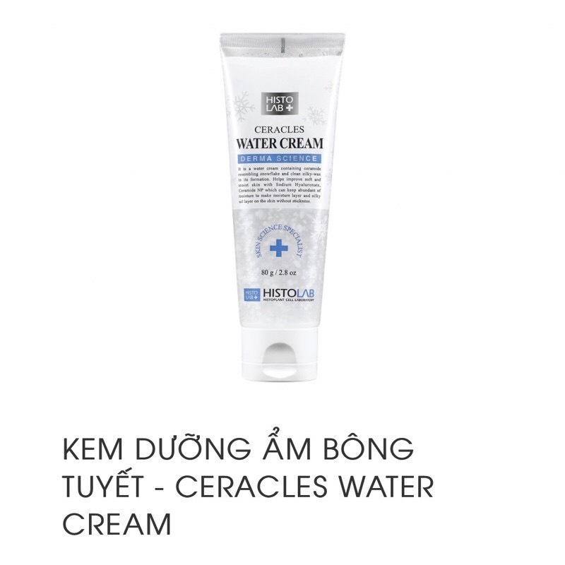 Kem dưỡng ẩm bông tuyết Histolab Ceracles water cream - Kem dưỡng ẩm ban ngày