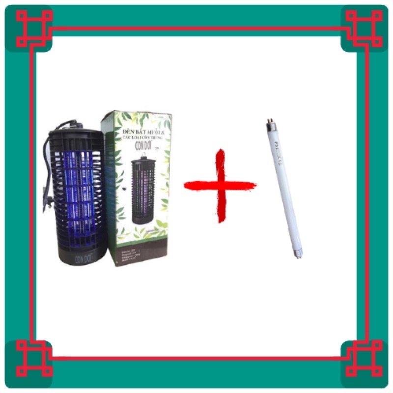 ✁♞  Combo 1 đèn bắt muỗi con dơi  1 bóng thay thế