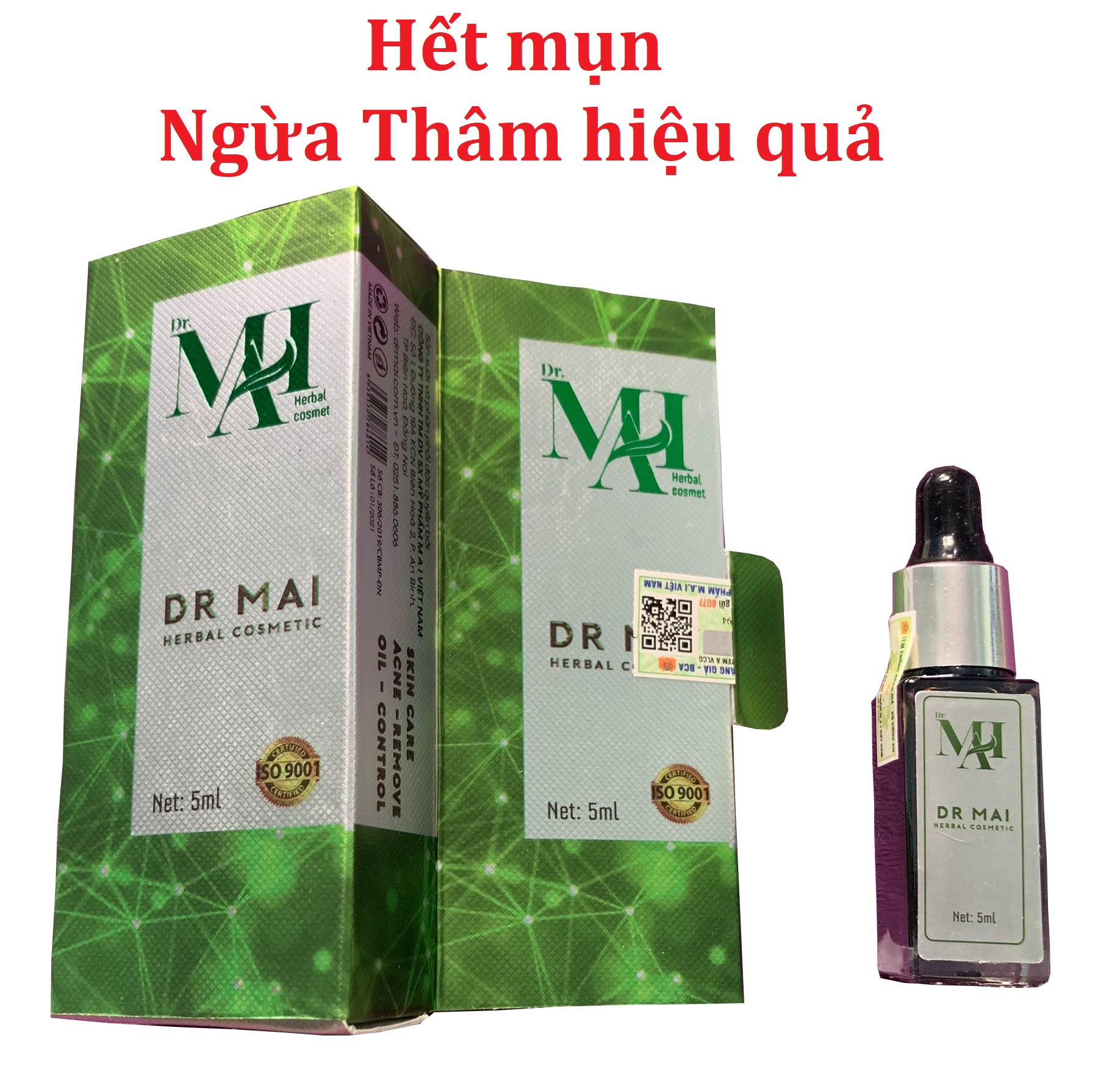(Chính hãng), Dr Mai, Sạch mụn hiệu quả, Tri Mun, Tri Thâm