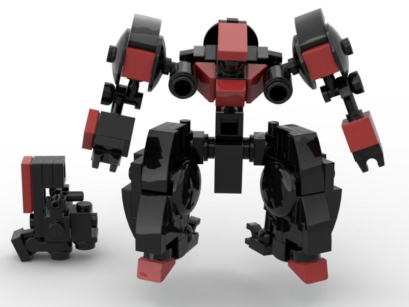 Đồ chơi lắp ráp Non Lego Moc Mech Heller