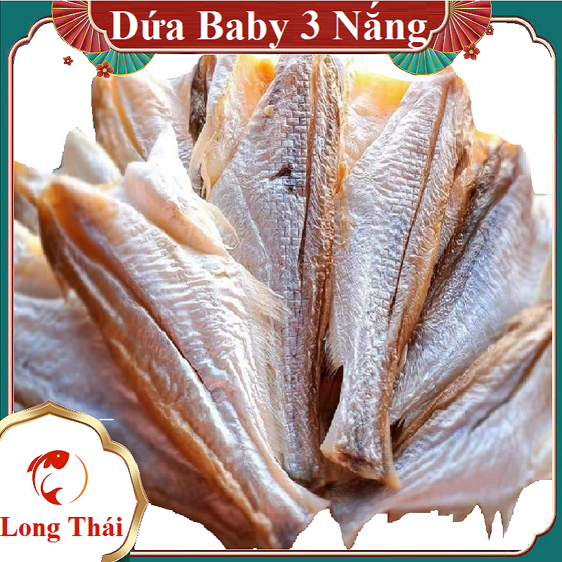 Khô Dứa nuôi baby 3 nắng khô ráo 1kg - Long Thái