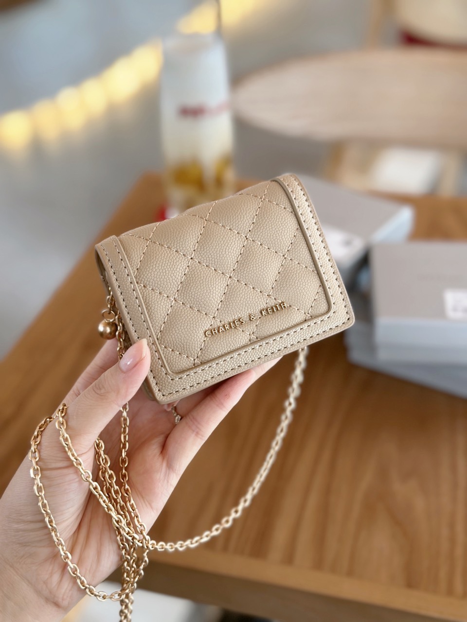 Ví ck mini trám bo viền hàng xuất dư 1:1 fullbox