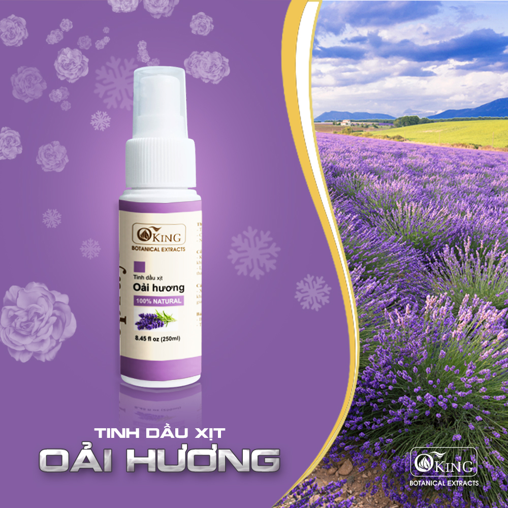 [HCM]Tinh dầu xịt phòng oải hương OKING 50ml