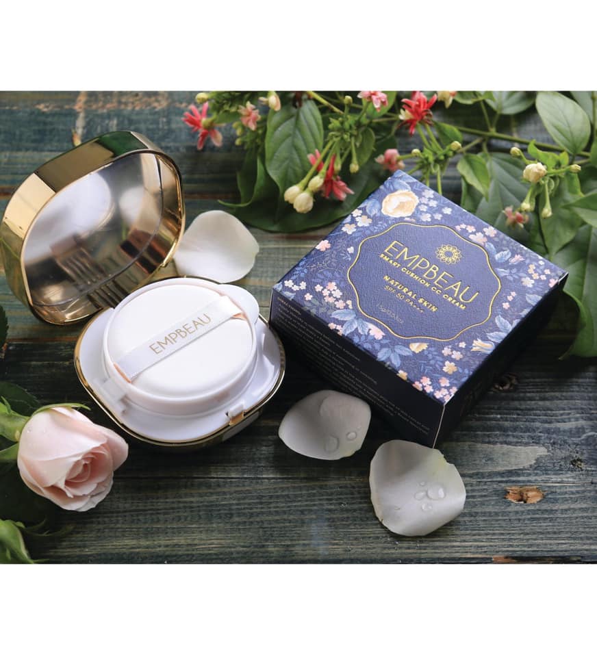 Phấn nước empbeau smart cushion cc cream spf 50 pa+++ - hàng mỹ - empb