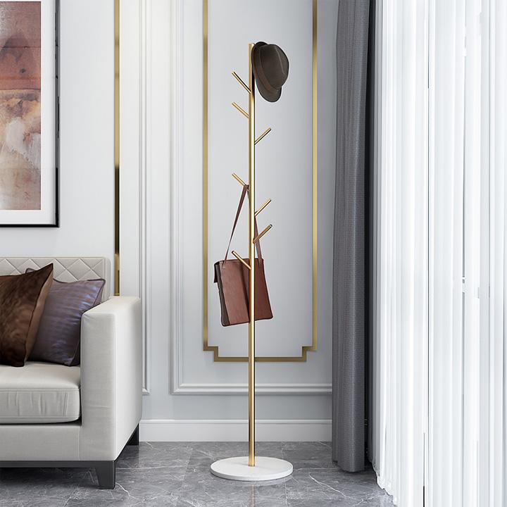 Cây treo đồ, móc treo đồ dạng đứng, chất liệu kim loại cao cấp chống gỉ, dùng treo quần áo , túi xách... đa năng dễ lắp ghép di chuyển DH-KL0001