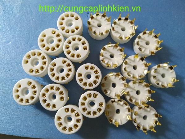 Đế đèn 9 chân 12ax7 12au7 mạ vàng 1 cái rk-138