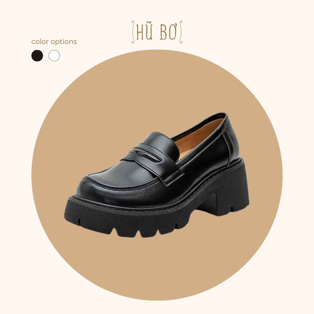 Platform Joshi loafer - Giày da bò nữ
