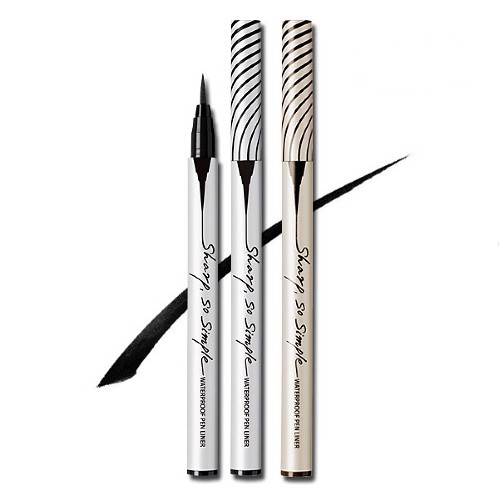 Bút Kẻ Mắt Clio Sharp So Simple Waterproof Pen Liner 0.01mm