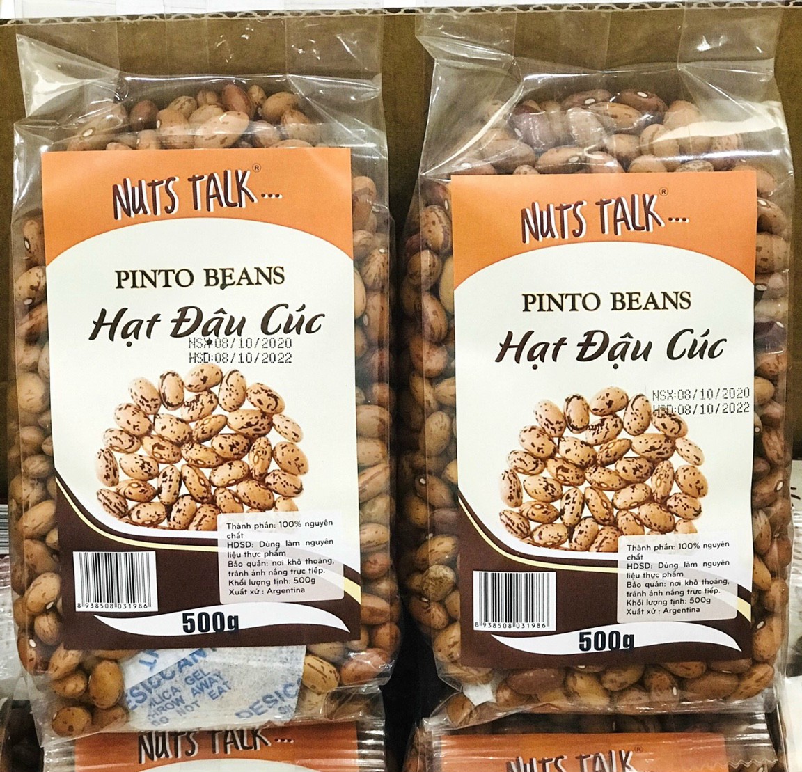 500g hạt đậu cúc- pinto beans -nuts talk-đồ ăn vặt-ăn vặt- uy tín
