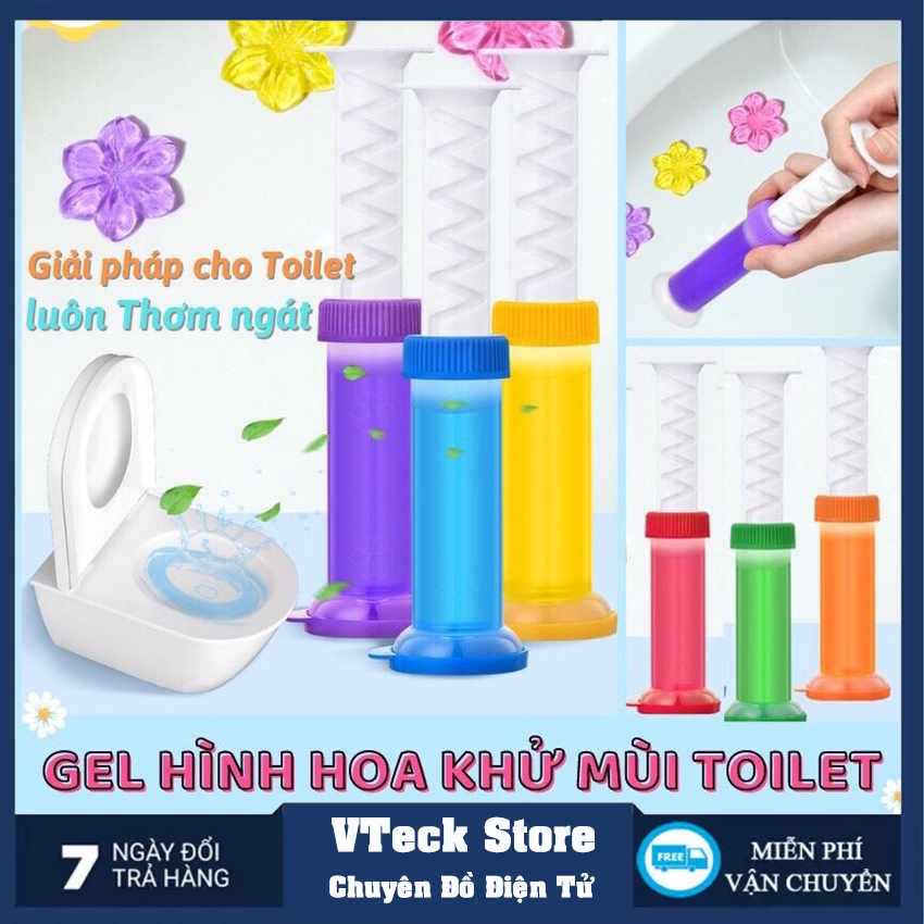 Gel khử mùi bồn cầu nhà vệ sinh hoa thơm khử trùng toilet CozyBin