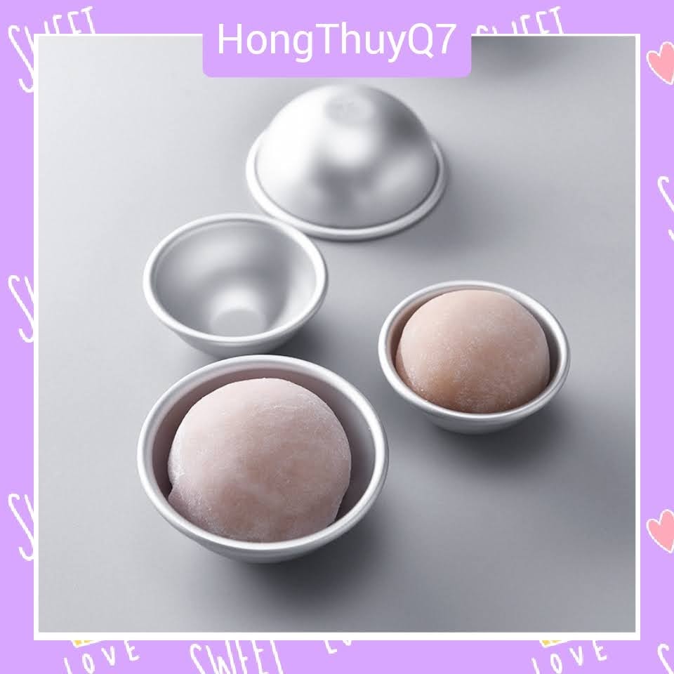 Khuôn tròn làm bánh cam, bánh rán, mochi, cơm nắm cho bé có 3 kích thước chọn /3.33/- hongthuyq7