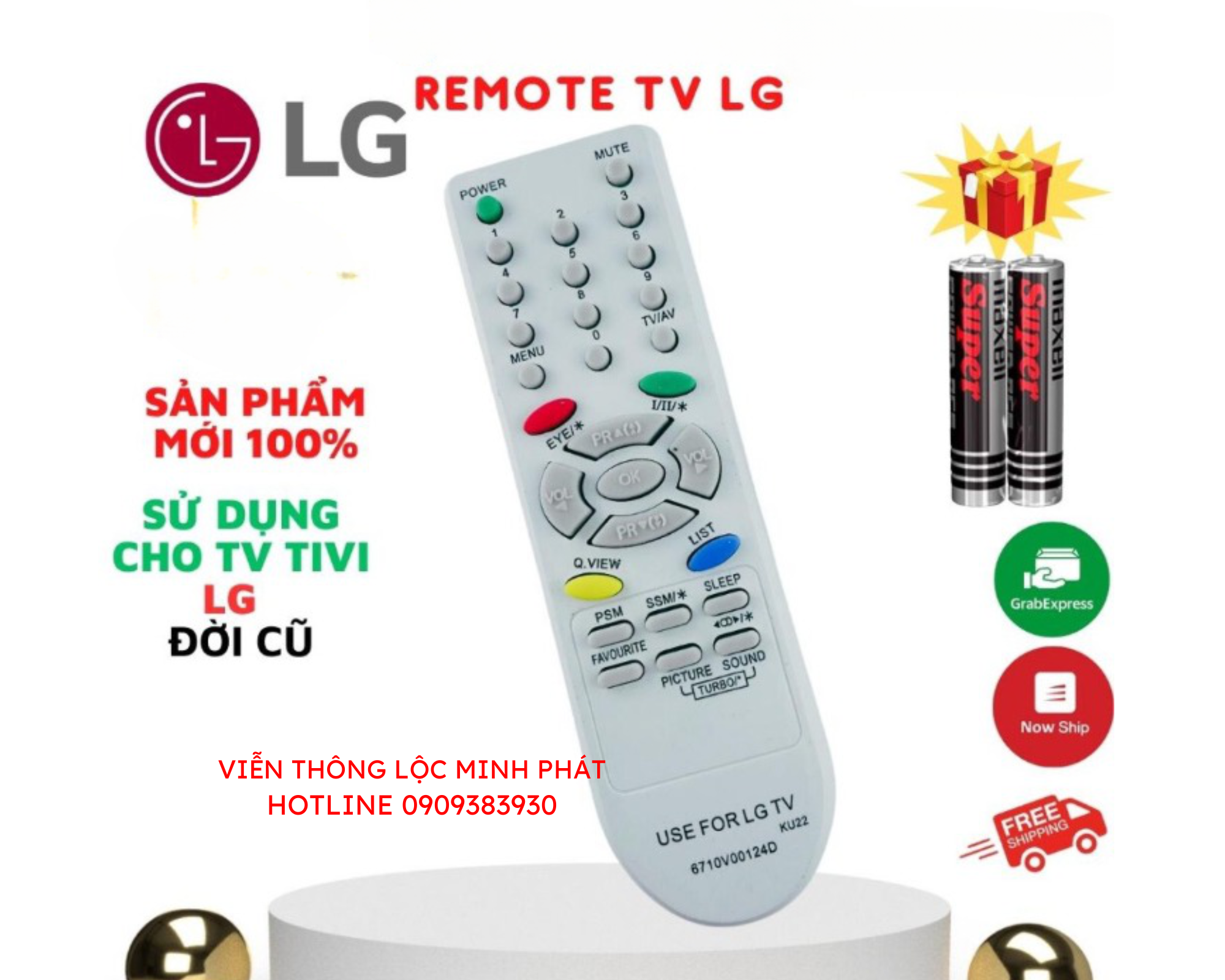 Remote điều khiển tivi LG đời cũ