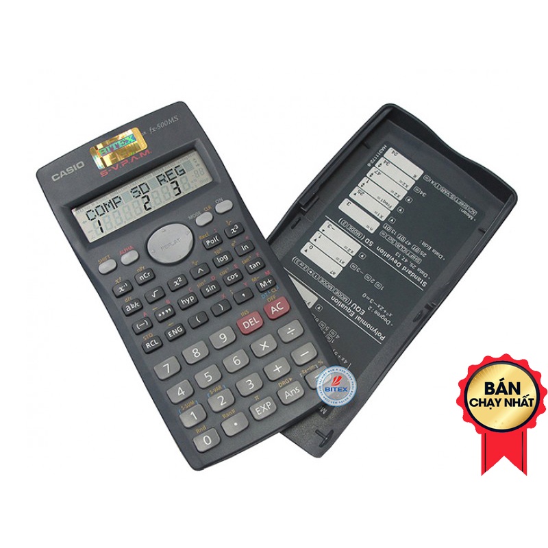 Máy tính Casio học sinh FX500 MS - Máy tính học sinh cầm tay