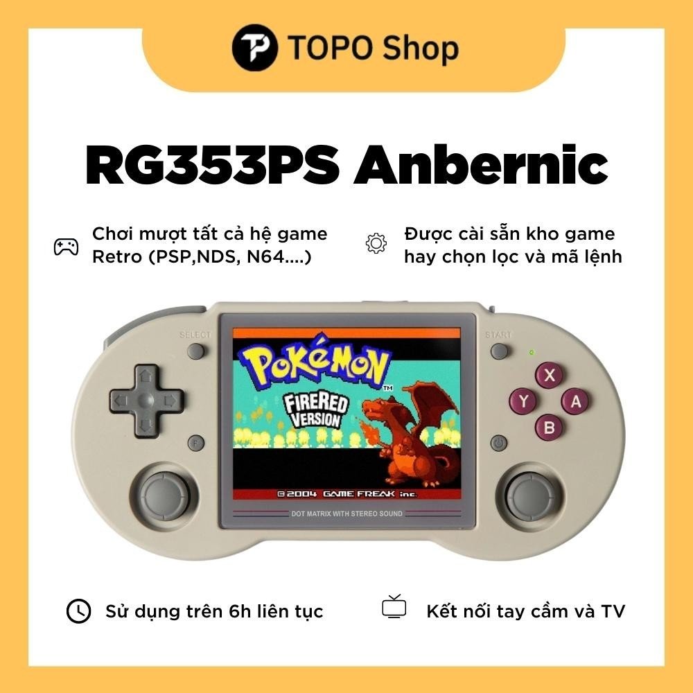 Máy chơi game rg353ps anbernic - chơi mượt 16 hệ game retro