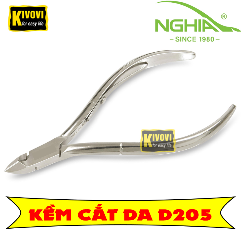 Kềm cắt da cao cấp - cắt da tay chân - dụng cụ làm móng nhặt da kềm nghĩa - kivovi
