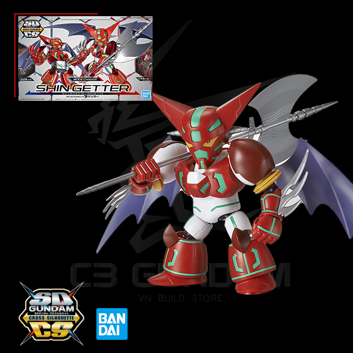 [HCM]MÔ HÌNH LẮP RÁP GUNDAM BANDAI SD SHIN GETTER SDCS GUNPLA TỪ NHẬT BẢN