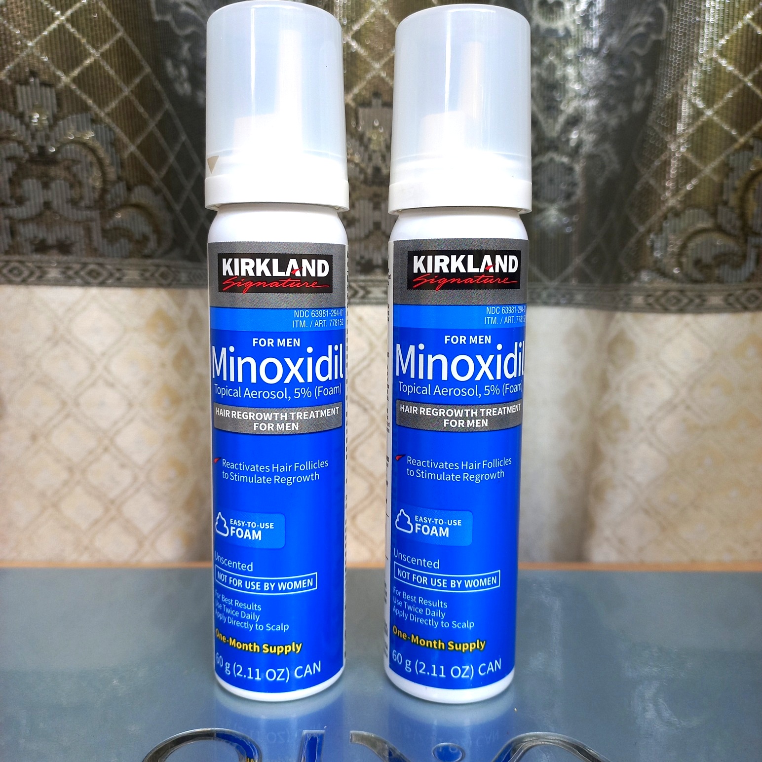 [ Expiry Date : 2026 ] Minoxidil 5% KirKland Dạng Foam ( Dạng Bọt ) USA Sản phẩm Mọc Tóc, mọc Râu   