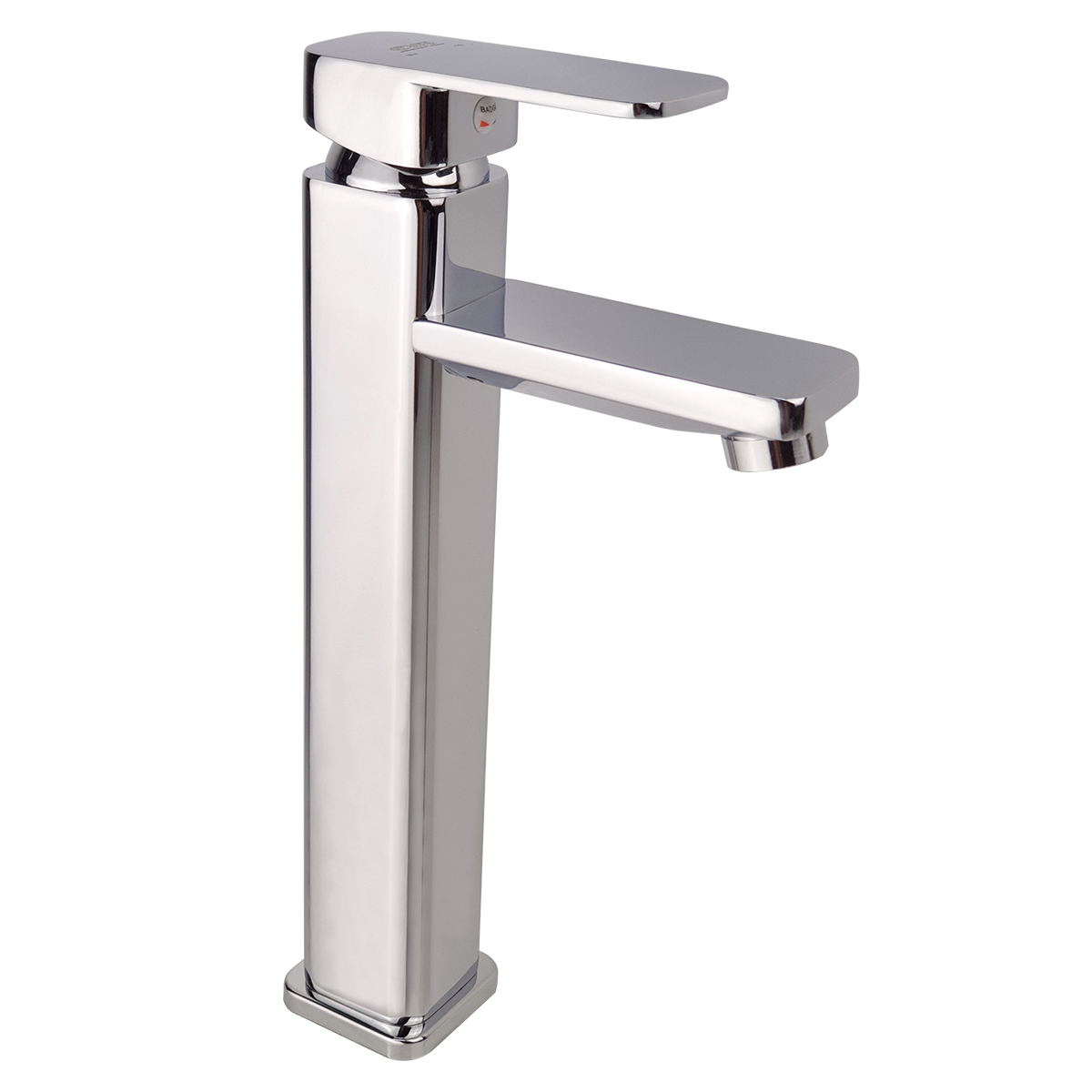 Vòi lavabo điếu vuông Đồng mạ Chrome nóng lạnh Eurolife EL-D21 (Trắng bạc)