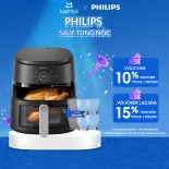 Nồi Chiên Không Dầu cảm ứng Philips NA231/00 - 13trong1 |6.2L|RapidAir Chín đều không lật trở- BH 2 năm - Hàng Phân Phối Chính Hãng