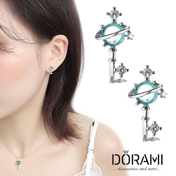 [HCM]Bông tai bạc ý tinh cầu vũ trụ mẫu mới hot nhât 2019 phụ kiện trang sức thời trang ulzzang hàn quốc BTHK89 - dorami