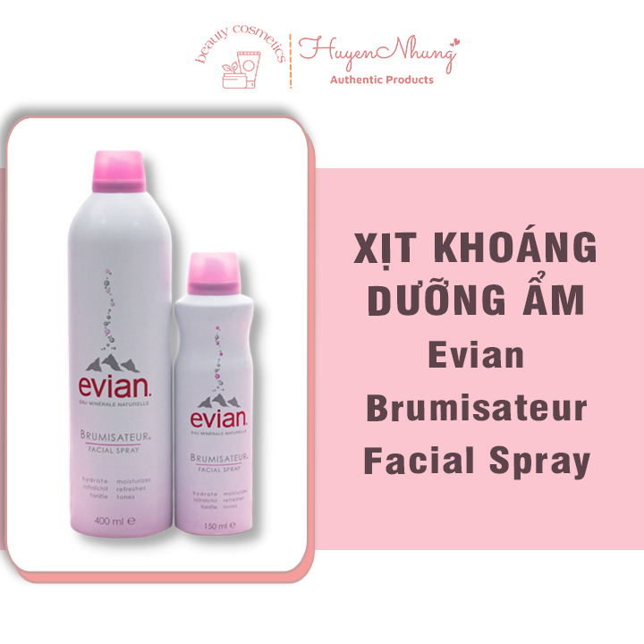 Xịt Khoáng Dưỡng Ẩm Evian Brumisateur Facial Spray