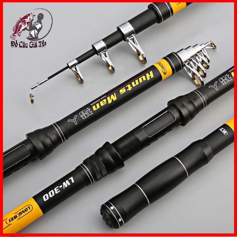 Cần câu máy huntman, cần câu cá, cần câu lancer cao cấp