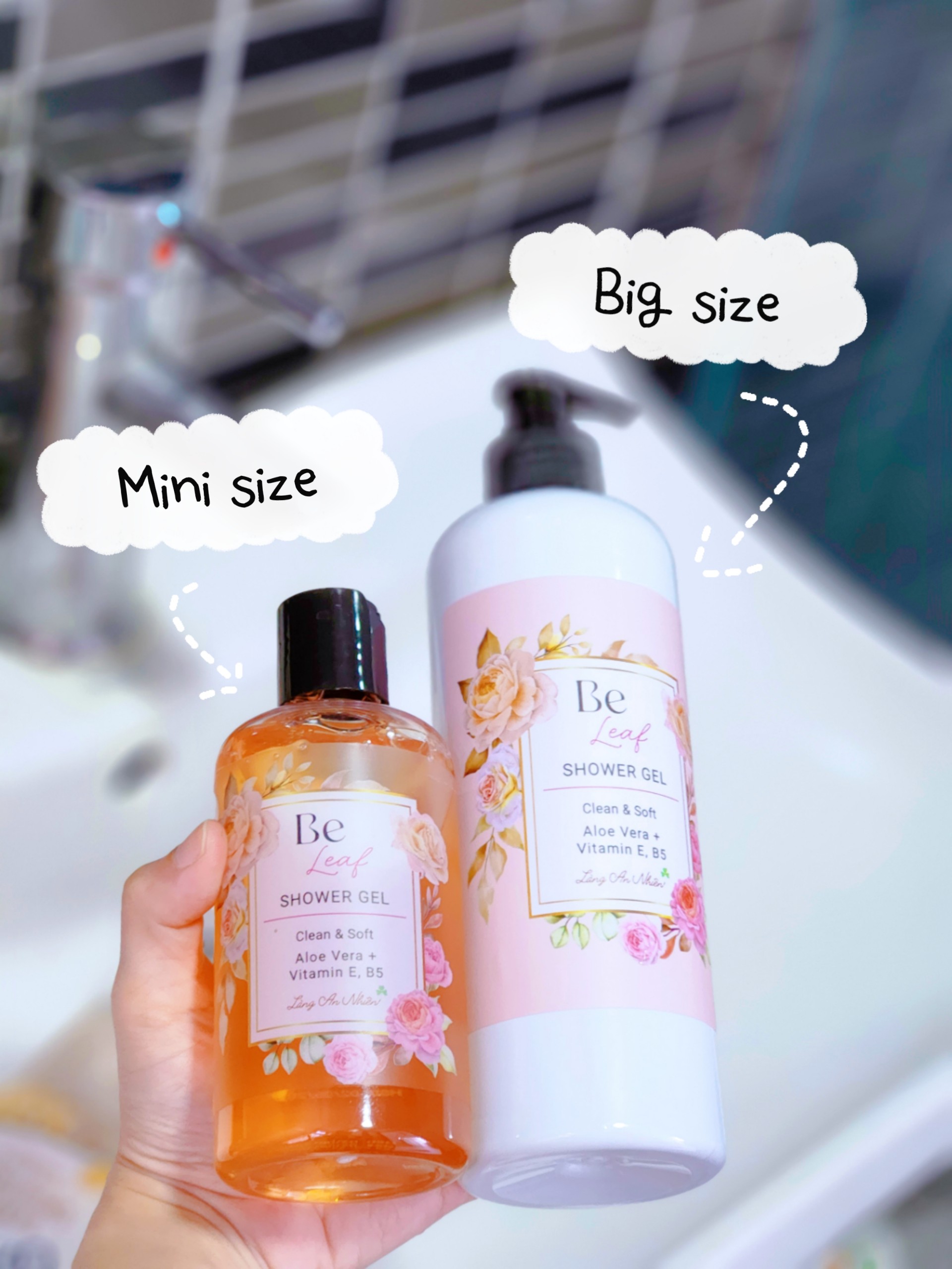 Sữa tắm nước hoa be leaf 265ml - 500ml