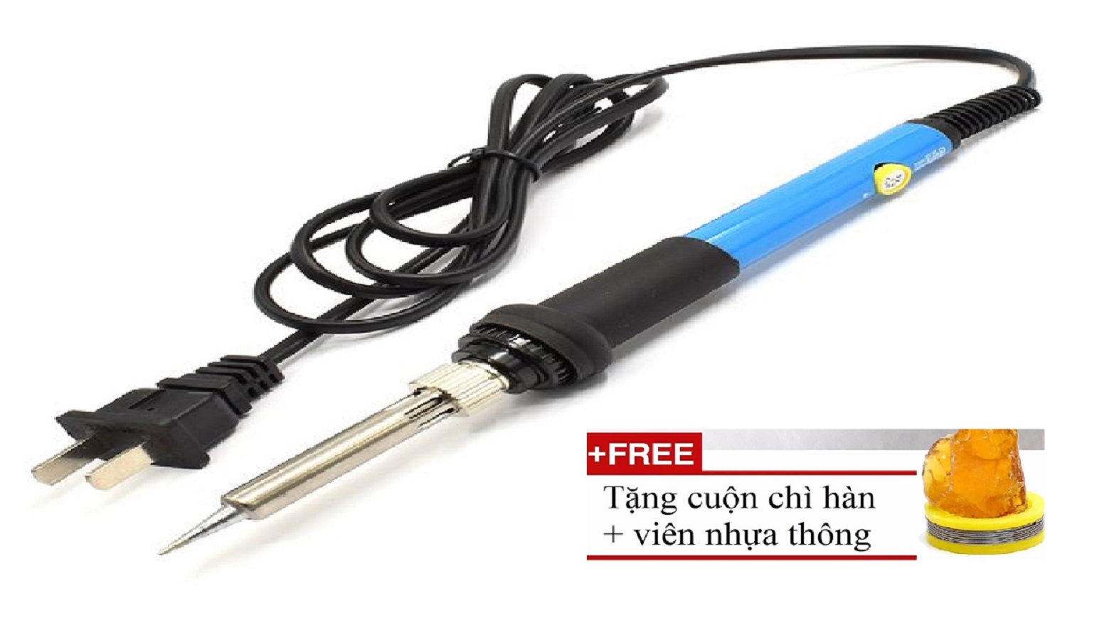 Mỏ hàn chỉnh nhiệt 220v 60w máy điều chỉnh nhiệt độ chất lượng cao ( XANH )+ TẶNG CHÌ_ NHỰA THÔNG