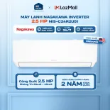 [MIỄN PHÍ GIAO HÀNG] NIS-C24R2U51 - Máy lạnh Nagakawa Inverter 2.5 HP NIS-C24R2U51 - Hàng Chính Hãng, Mới 100%