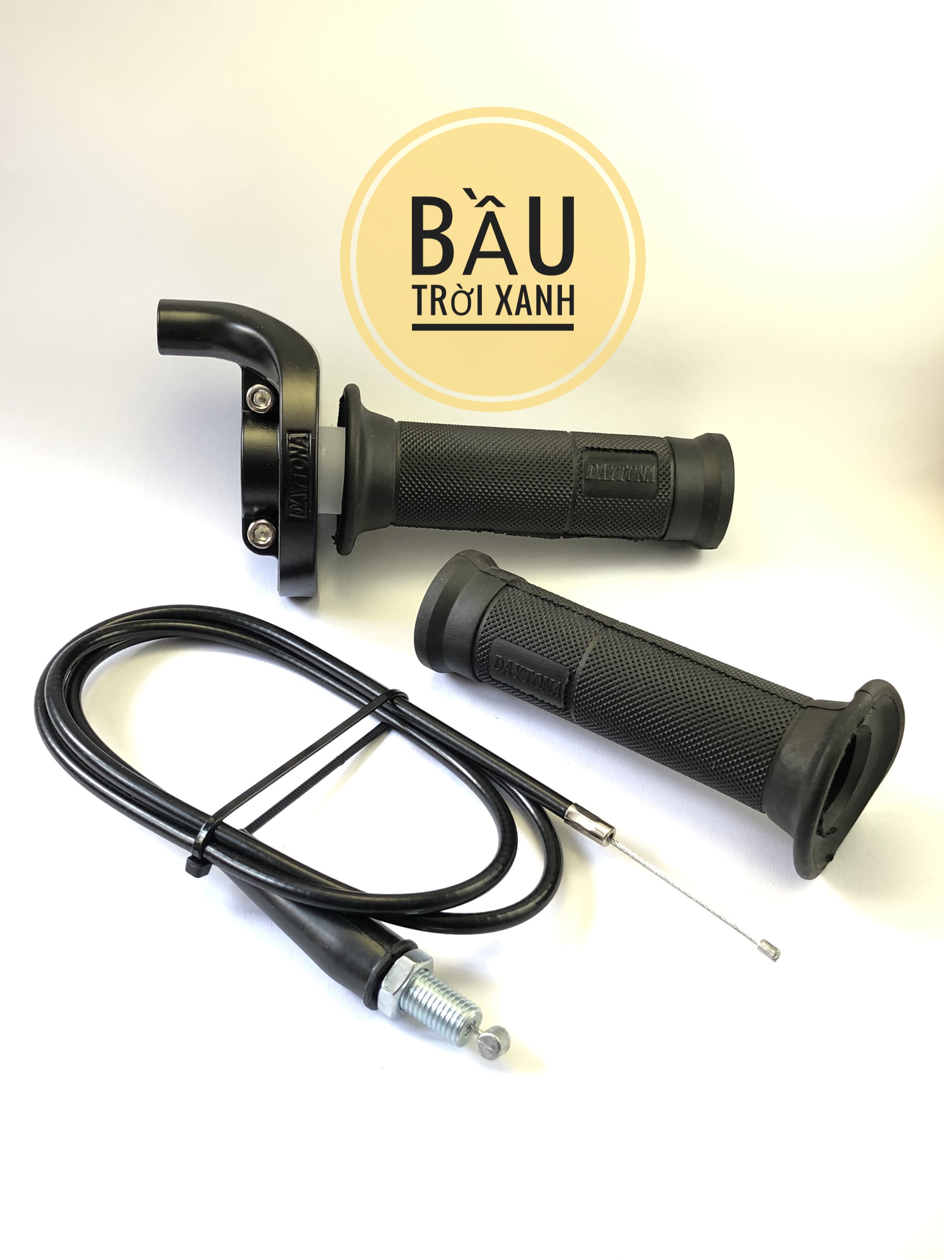 Cùm tăng tốc DAYTONA ( Tặng kèm bao tay và dây ga )