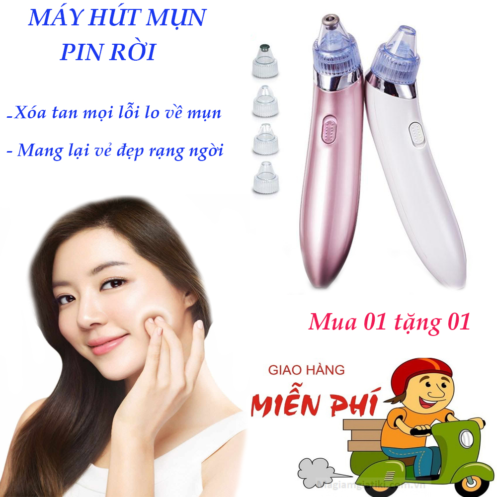 Hút Mụn Pin Rời,Dụng Cụ Hút Mụn Hiệu Qủa Nhất - Dễ dàng đánh bay mọi loại mụn cứng đầu trên bề mặt da . Tặng khuyên đỡ điện thoại. Bảo hành 1 đổi 1 trong vòng 7 ngày.