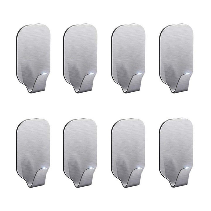 Móc Dán Tường Inox Siêu Dính , Móc Treo Đồ Đa Năng