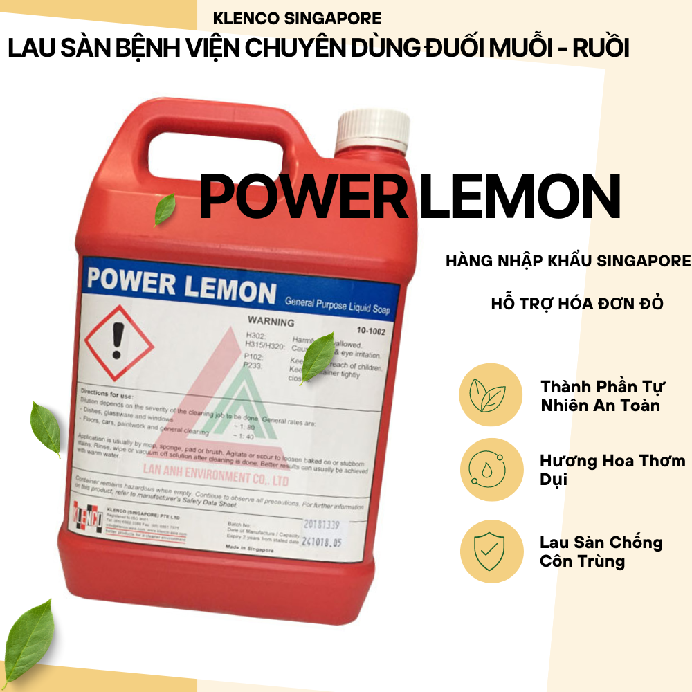 Nước lau sàn hương chanh Power Lemon